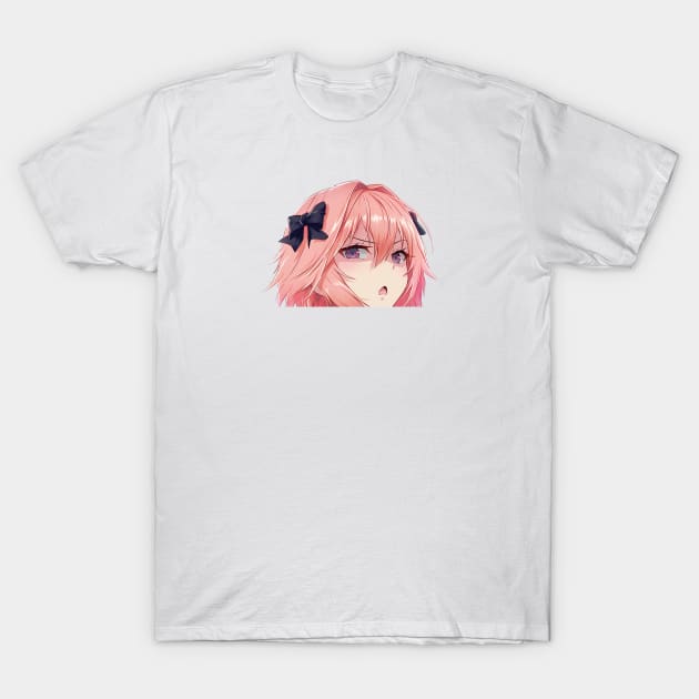 Fate Astolfo Waifu peeker T-Shirt by cocorf